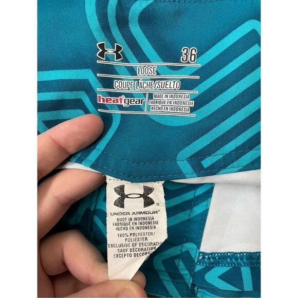 Under Armour Mens Swim Trunks Loose Fit Size 36 - Picture 5 of 5